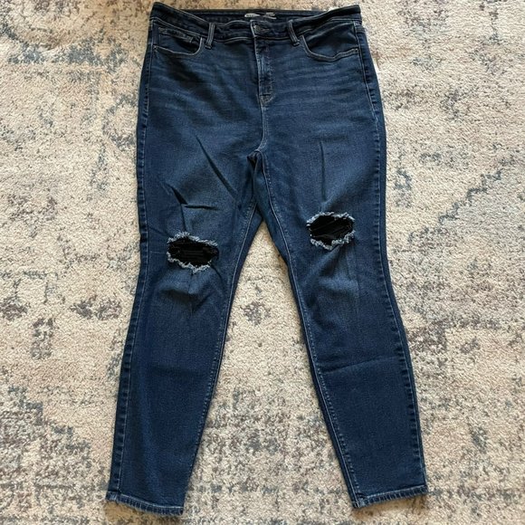 Old Navy Denim - Old Navy | Distressed Rockstar Super Skinny High Rise Jegging Skinny Jeans Sz 16